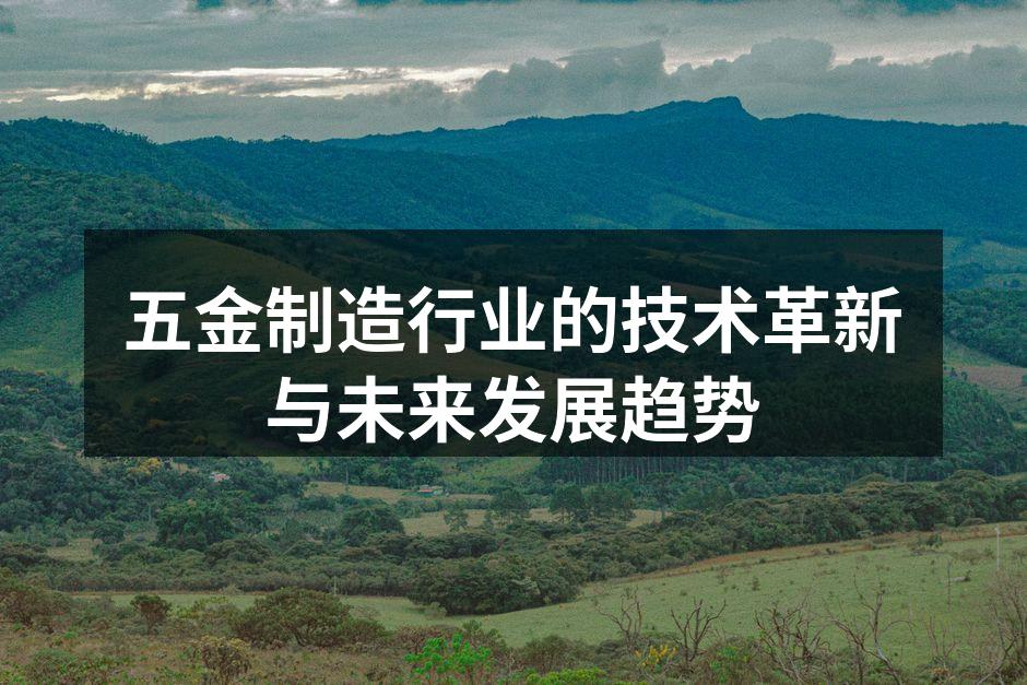 五金制造行业的技术革新与未来发展趋势